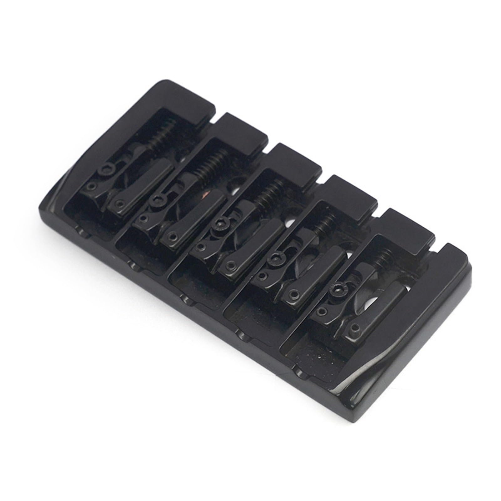 Mostkiem Gitarowym Akcesoria Zamienne Mostek Do Gitary Basowej 5 Strunowej(Black)