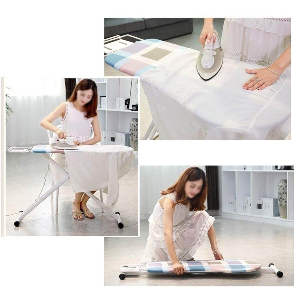 Tablas de Planchar, Tabla de Planchar Gris/Azul, Tabla de Planchar Transpirable Resistente al Calor Tienda de Ropa para Mujeres Tabla de Planchar Soporte para Plancha de Vapor de Acer