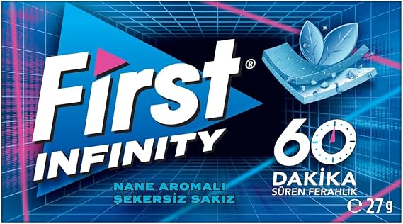 First Infinity 60 Dk Nane Aromalı Şekersiz Sakız 27 gr
