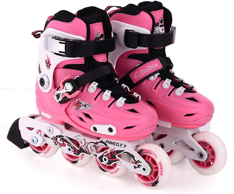 Inline Skates Roller Skates Adjustable Size Unisex Teenager Breathable Roller Skates