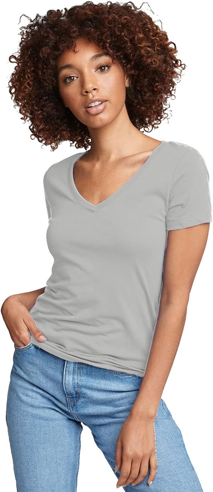 Next Level Womens Ideal V-Neck Tee 