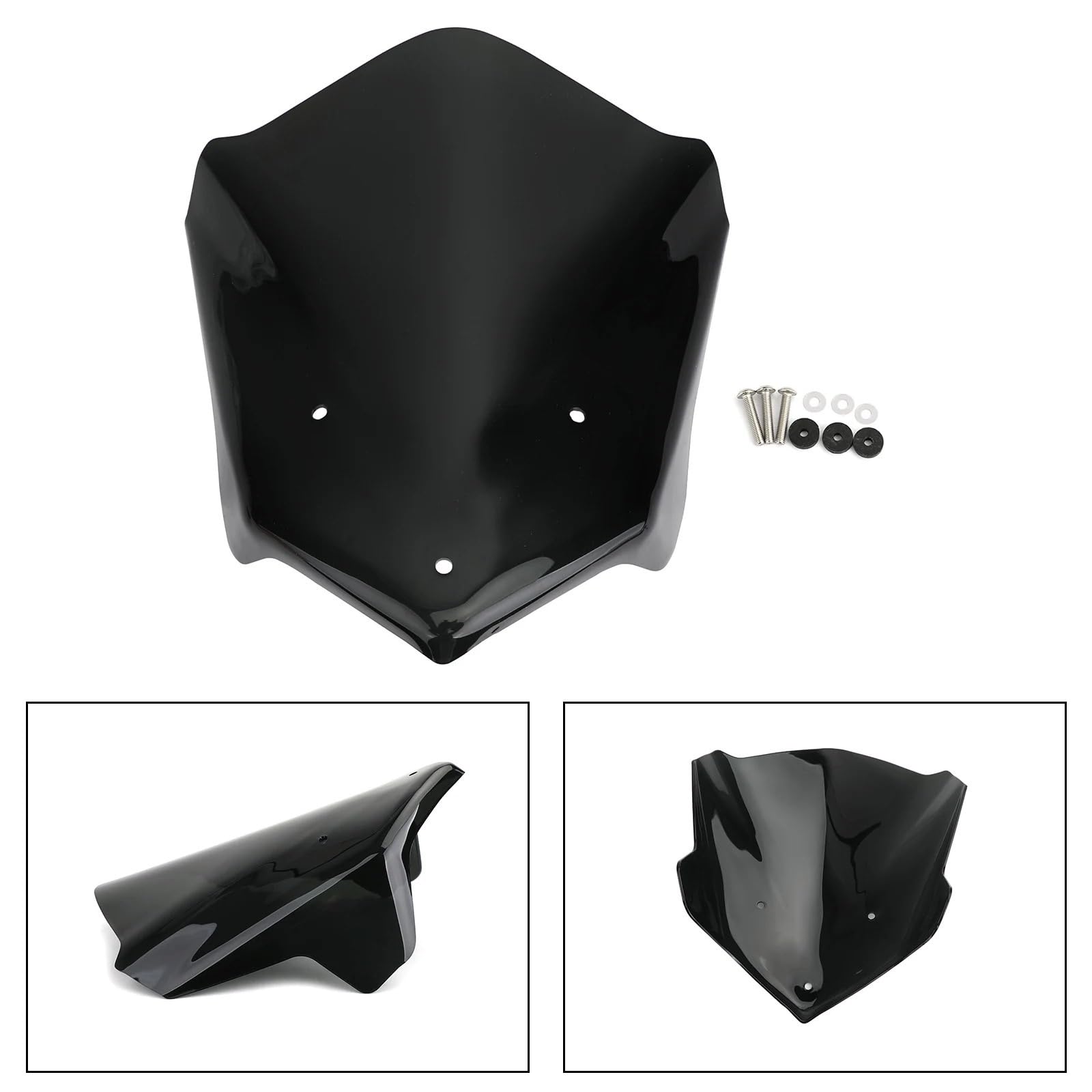 ABS Motocyklowa szyba przednia Szyba przednia do BMW F800R 2015 2016 2017 2018 2019 2020 Czarna F 800 R 800R Deflektor motocykla