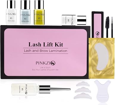 Lash Lift Eyelash Perm Curling Kit Tools Eyelash Lift Kit with Glue | Semi-Permanent Lash Lifting for Natural Lashes | DIY At-Home or Salon Use | Long-Lasting & Gentle Formula