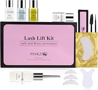Lash Lift Eyelash Perm Curling Kit Tools – Eyelash Lift Kit with Glue | Semi-Permanent Lash Lifting for Natural Lashes | DIY At-Home or Salon Use | Long-Lasting & Gentle Formula