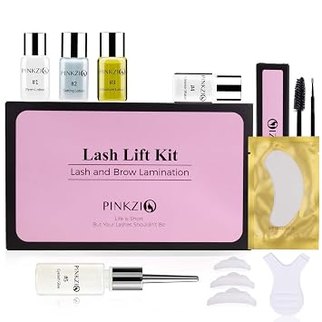Lash Lift Eyelash Perm Curling Kit Tools Eyelash Lift Kit with Glue | Semi-Permanent Lash Lifting for Natural Lashes | DIY at-Home or Salon Use | Long-Lasting & Gentle Formula