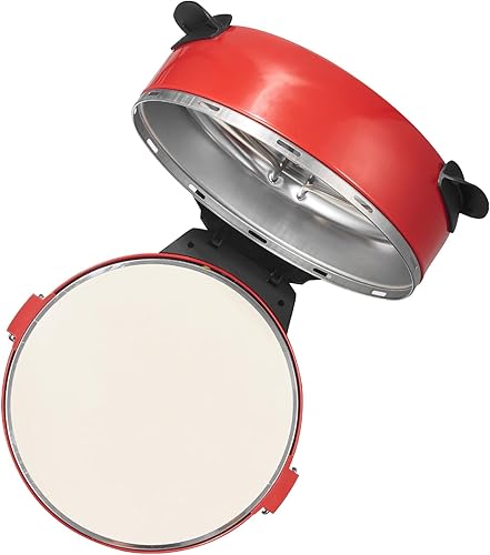 Miniatura 9 de VEVOR Horno para pizza, máquina eléctrica de pizza de 14 pulgadas, cocina eléctrica de pizzas de 1600 W con piedra de cordierita, control de