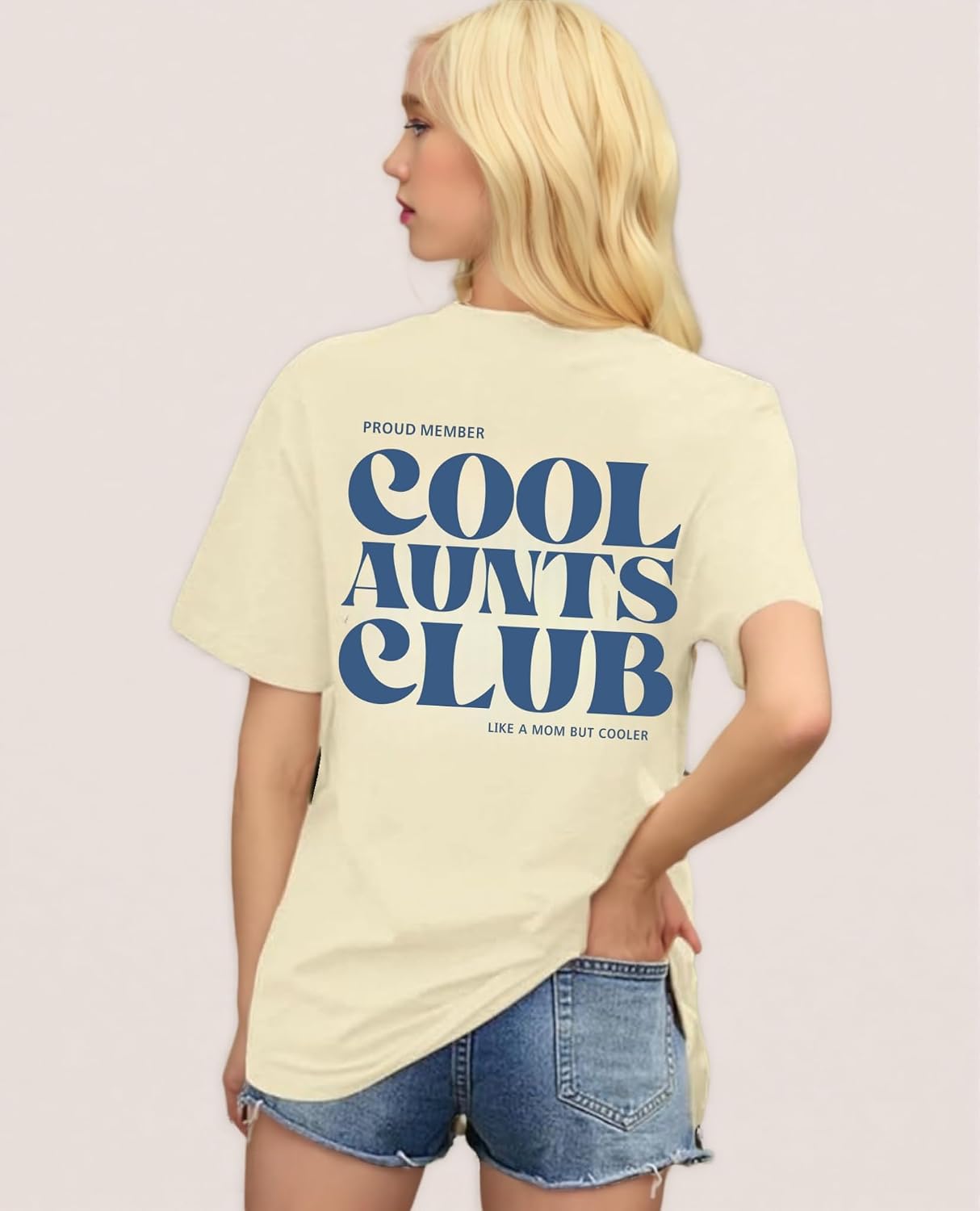Aunt Shirt Women Auntie Tshirt Cool Aunt Club Shirts Bless Aunt Gifts Graphic Tee Novetly Funny Short Sleeve Tops