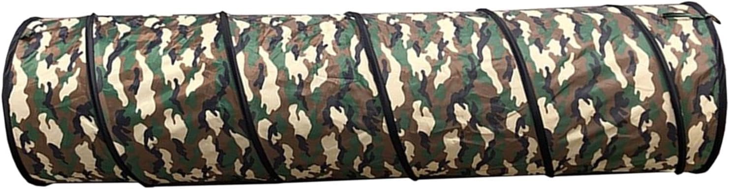 Play Tunnel Foldable Kids Tunnel Tent Crawl Activity Center for and Small Pets Polyester Material Suitable for Children I, 60x180cm