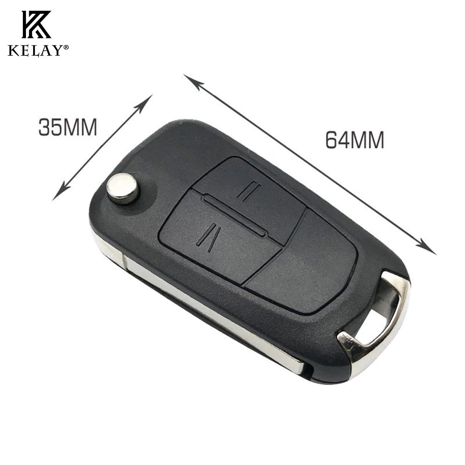Boîtier De Clé De Remplacement 3 Boutons Sans Fil Pour Opel (Corsa E, Zafira C, Astra J, Meriva B)