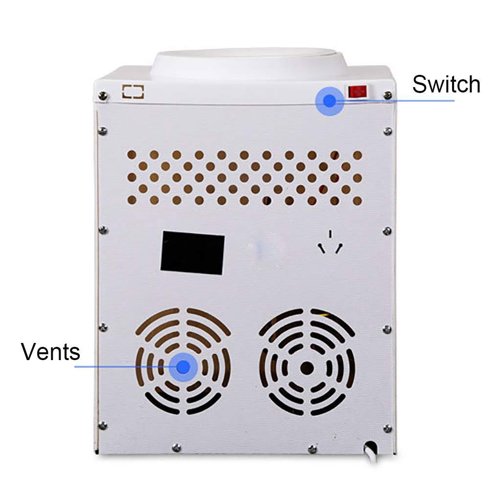 HMTE Dispensador de Agua - Dispensador de Agua Caliente de Temperatura de Hielo pequeño para Dormitorio de Escritorio Caliente de Hielo doméstico