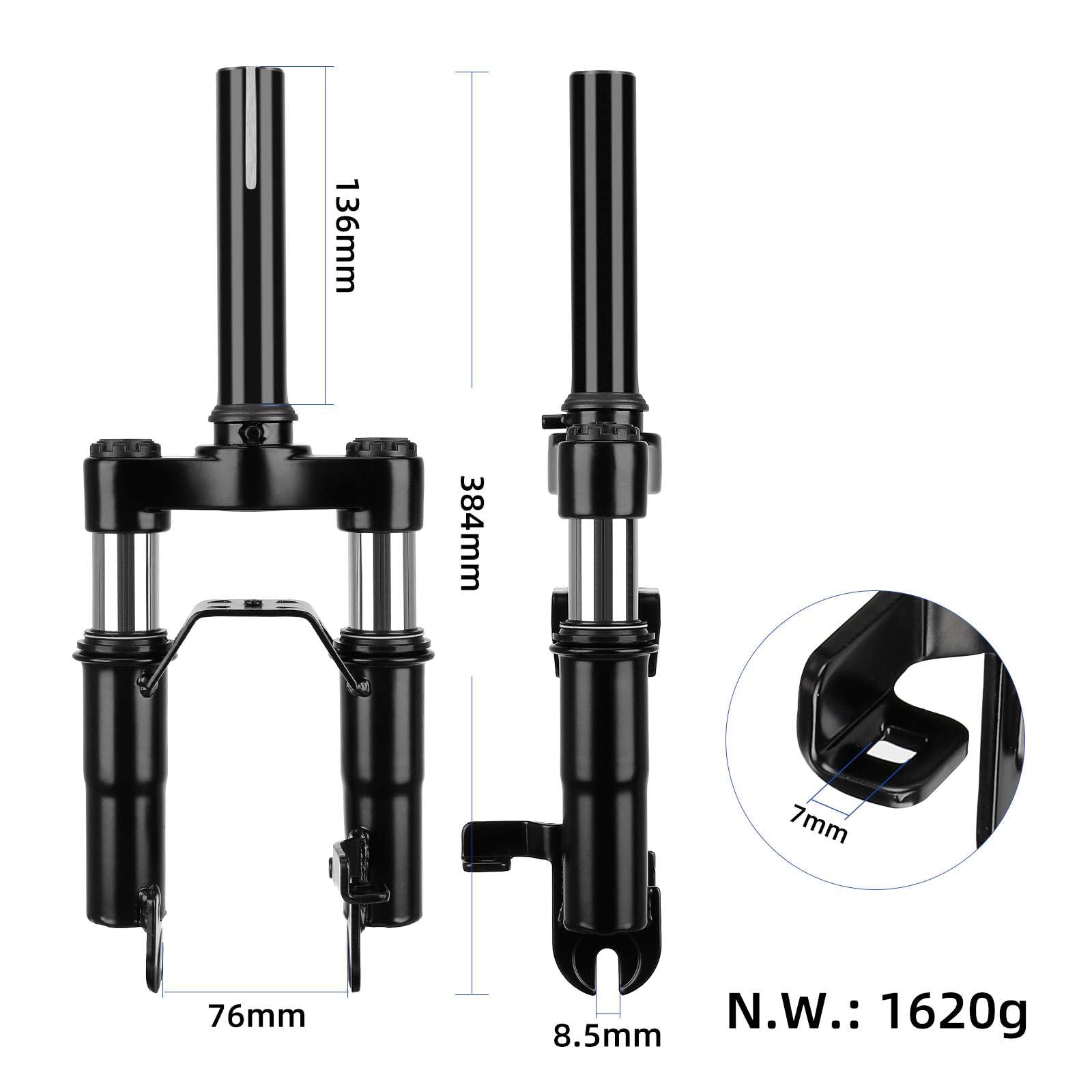 Kit de suspension avant pour scooters électriques Segway Ninebot Max G30 G30LP G30E G30D