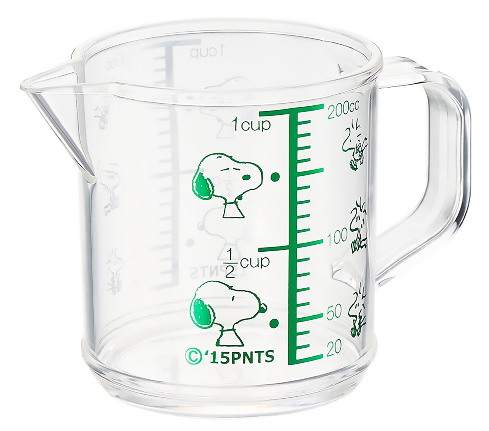 OSK Snoopy measuring cup (small) Scale capacity 200 ml Japan JP