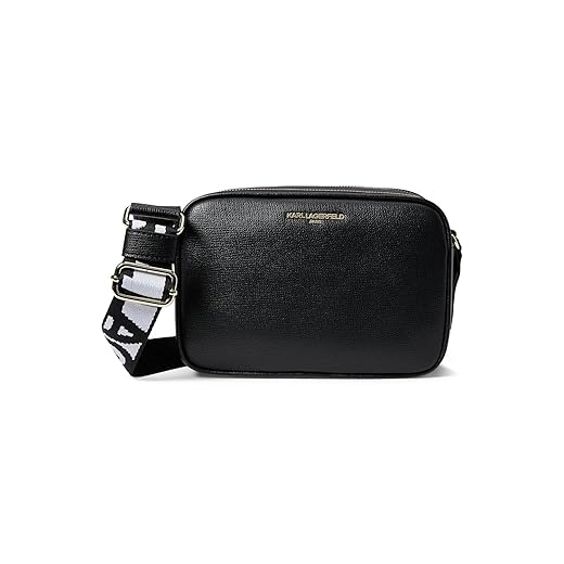 Karl Lagerfeld Paris Maybelle Crossbody, BLK/Gold