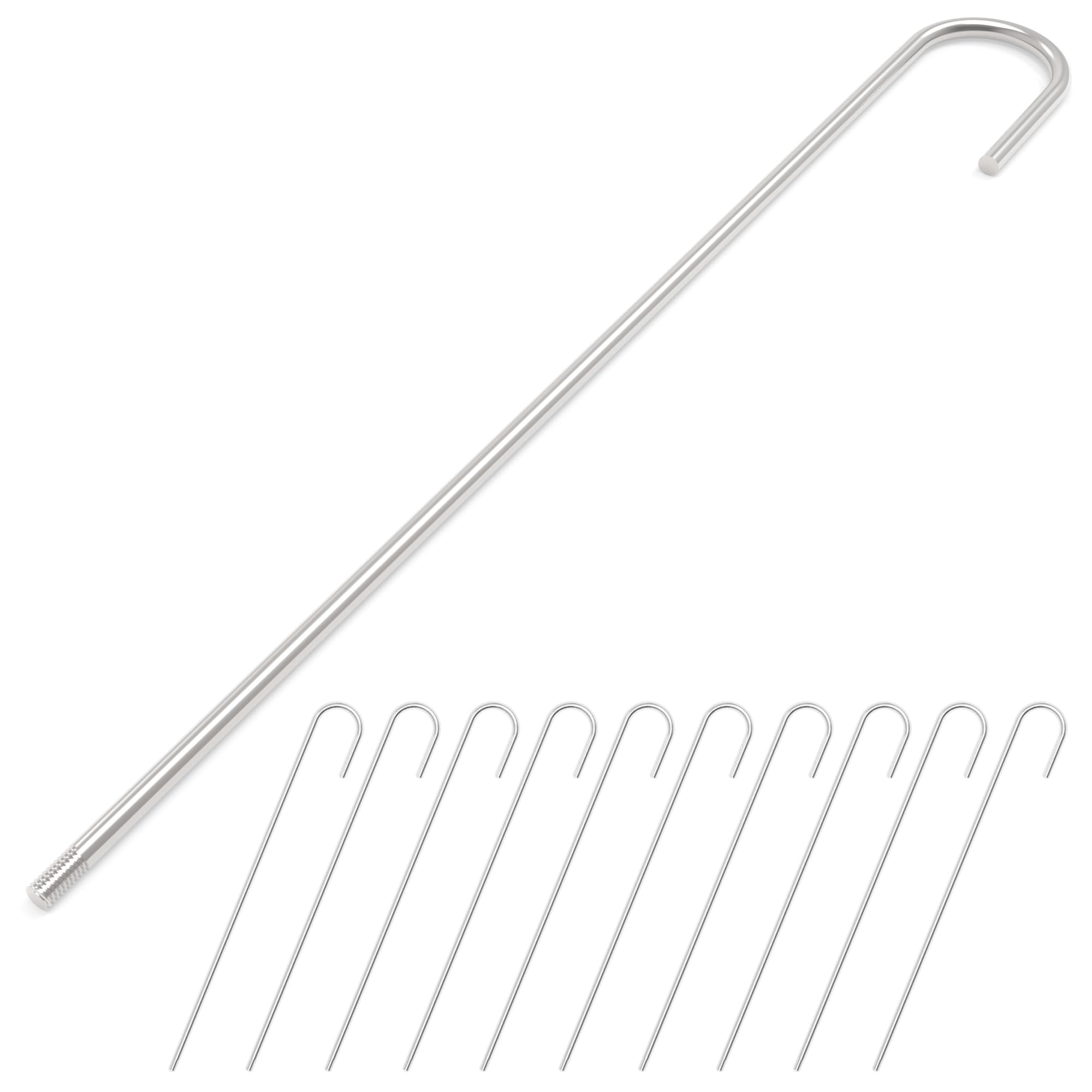 Photo 1 of PKPKAUT 10-Piece 12" Hand-Forged Handle Set