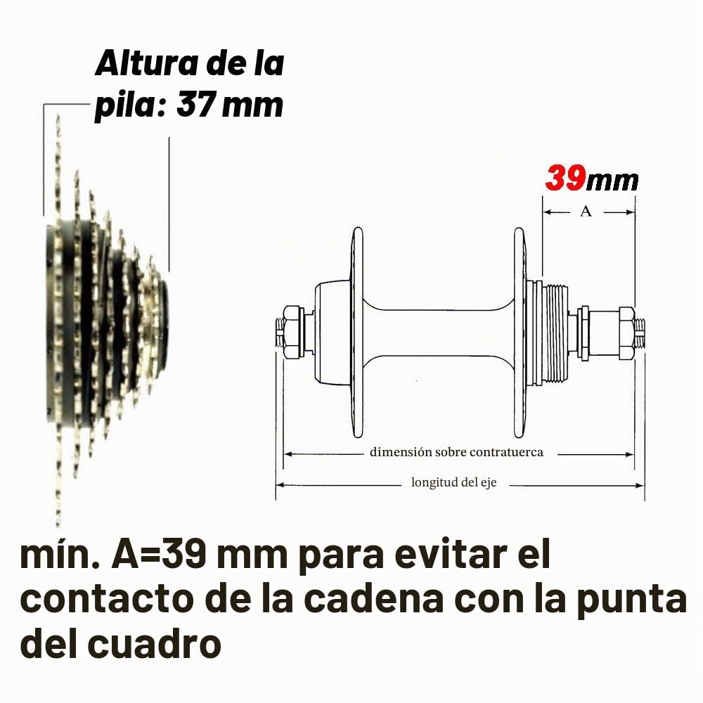 DRIFT MANIAC E-Bike Freewheel 7 Velocidades 11-28/11-34T Dientes EPOCH