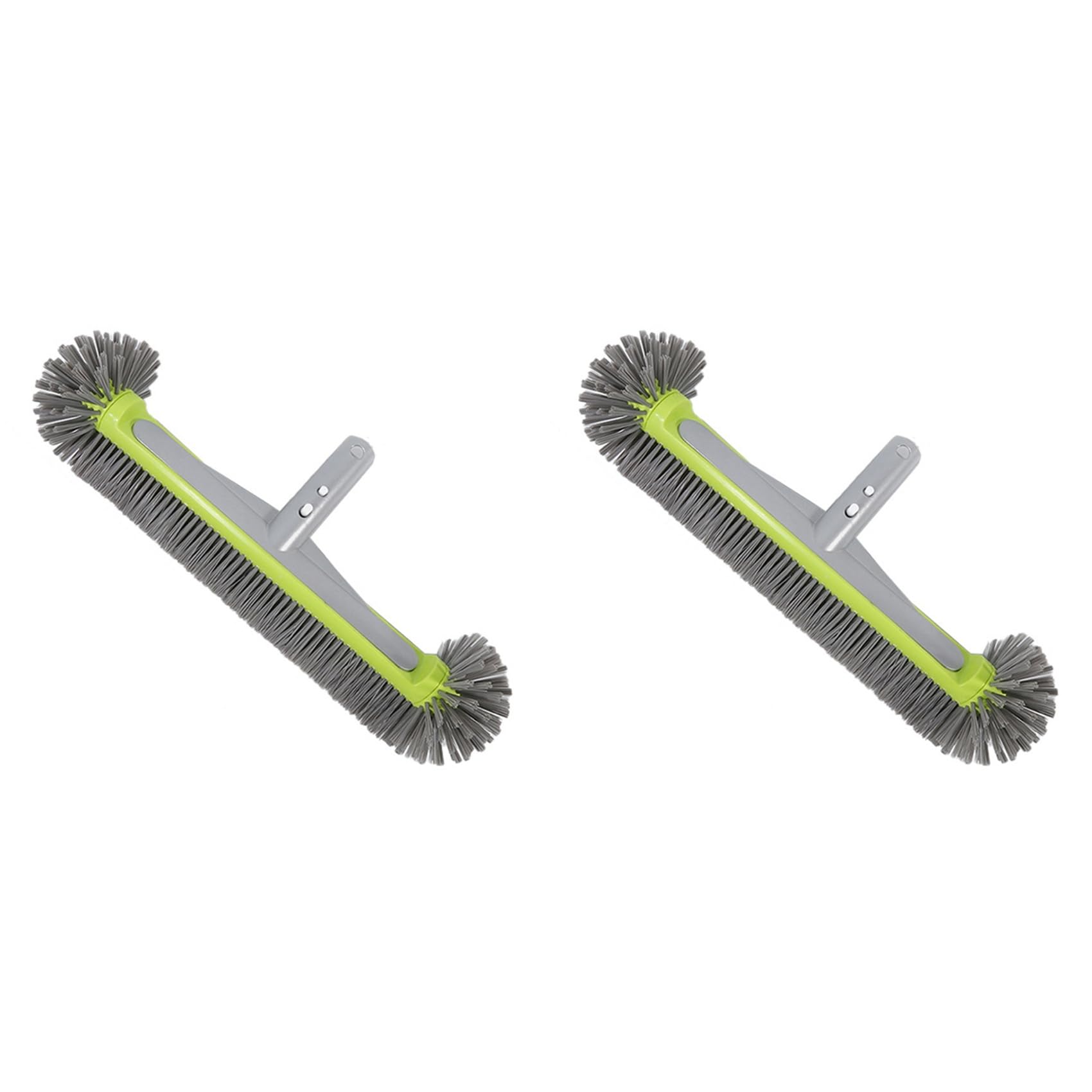 Hndhbfgrt 2X Pool Brush Head for Cleaning Pool Walls,Inground/Above Ground Swimming Pool Round Scrub Brushes,Reinforced Back Brush