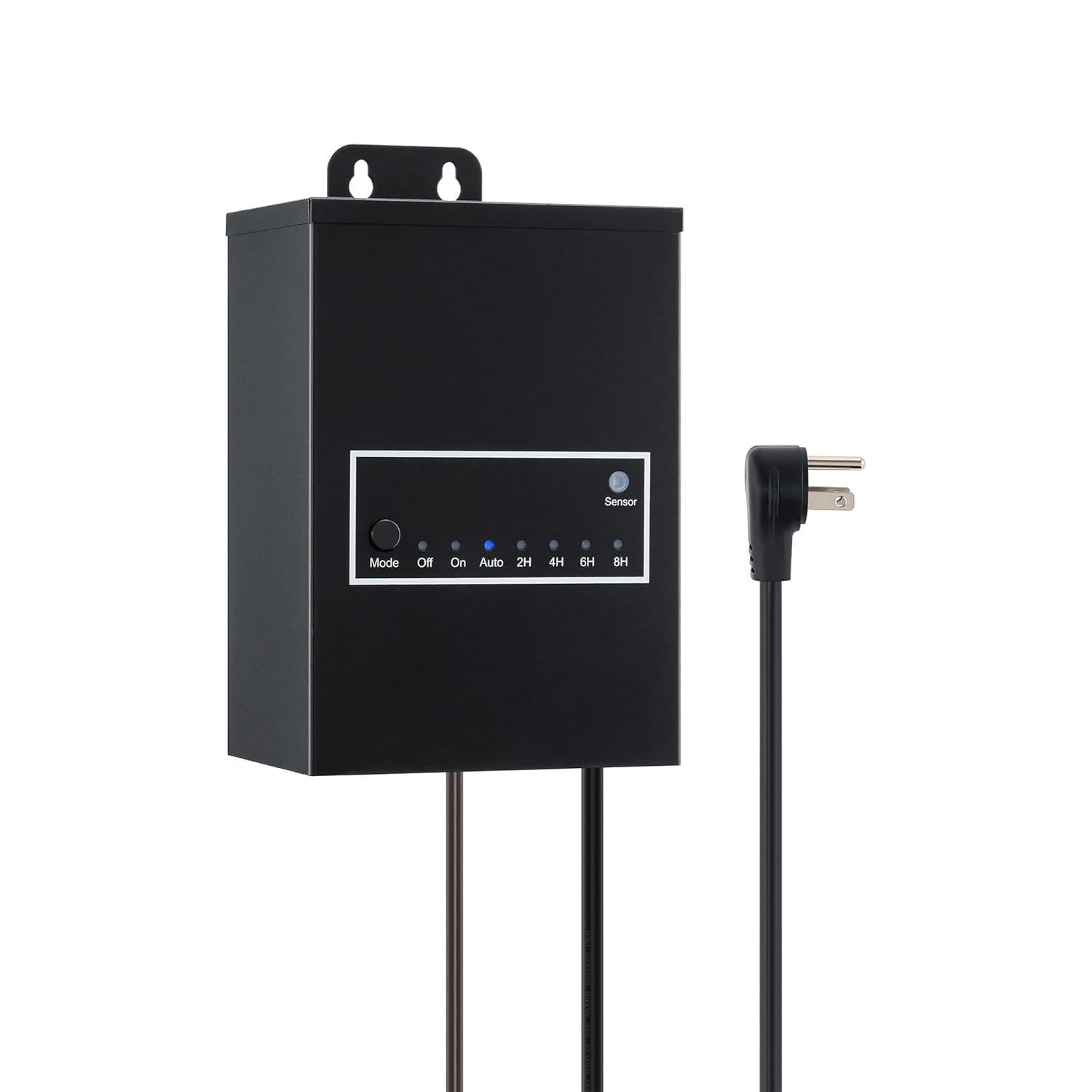 Amped Landscape Lighting 12V Power Supply, 120V Input Plug-in, 100W Max Output with Programmable Modes and Photo Sensor