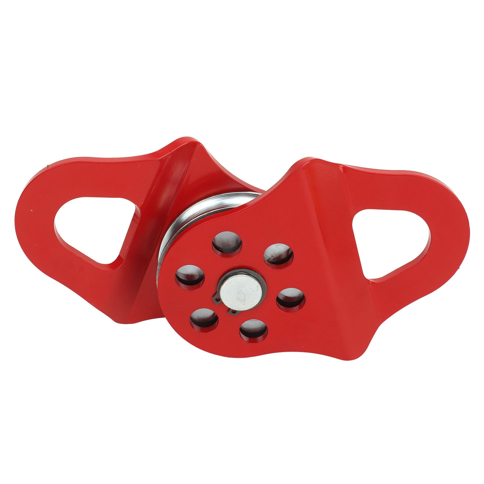 qpdizhzlhgu Snatch Block Towing Pulley,4T Powerful Load Bearing Duty Winch Pulley Red Balanced fit for Trucks,Tractors,ATVs and UTVs