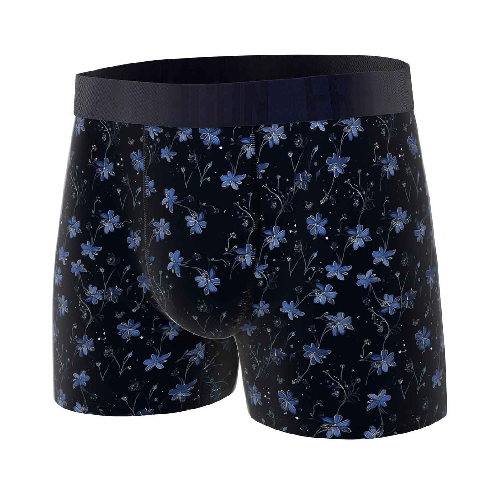 FREEGUN Boxer Homme Microfibre Flowers