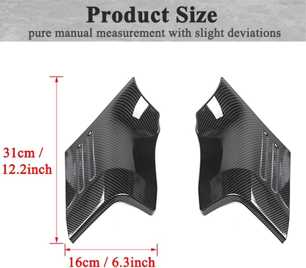 Front Hood Cowl Body Armor Corner Cover Guards for Suzuki Jimny 2019-2026 Hood Cowling Covers Protector Trim Exterior Accessories Carbon Fiber Look