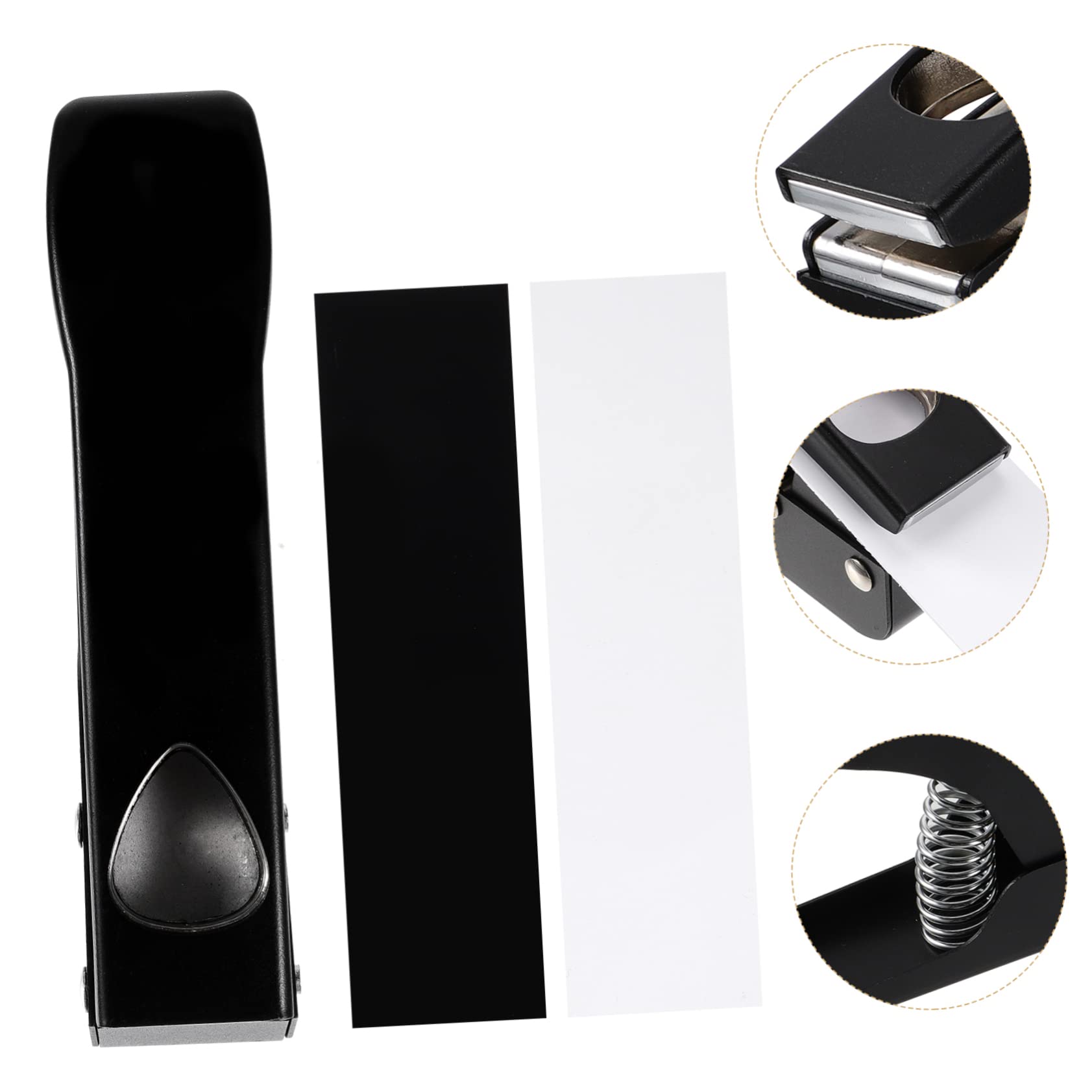 Mikinona Plektrumstanze und Elegantem Design mit Rutschfestem Silikonpad aus Eisen Gitarren und Selbstgemacht Zubehör zum Herstellen von Picks für Gitarrenbauer