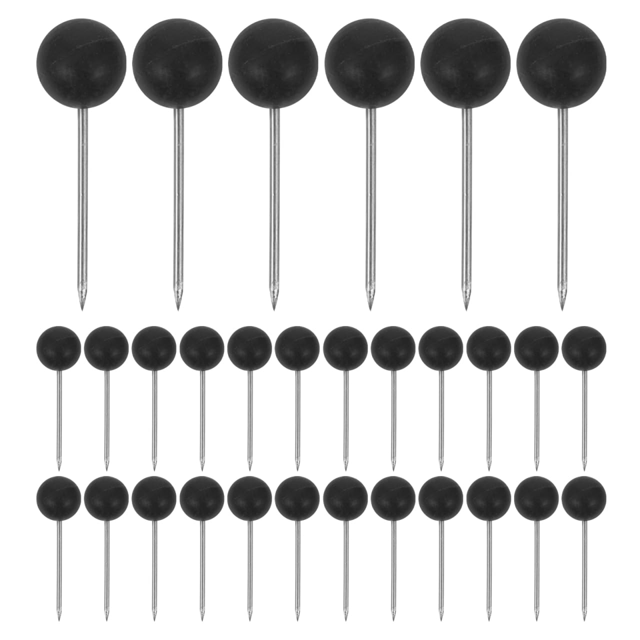 Alipis 100Pcs Stainless Steel Needle Colored Pearl Head Pins for Map Marking Bulletin Board Office Home Diy Crafts 0.63 Inch Length