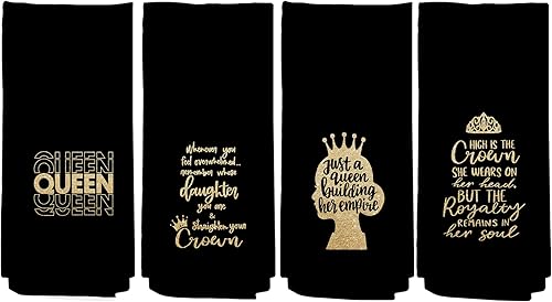 Regalos para mujer negra, regalos afroamericanos, toallas de mano mágicas para niña negra, cosas de niña negra, toallas de mano boho para baño,