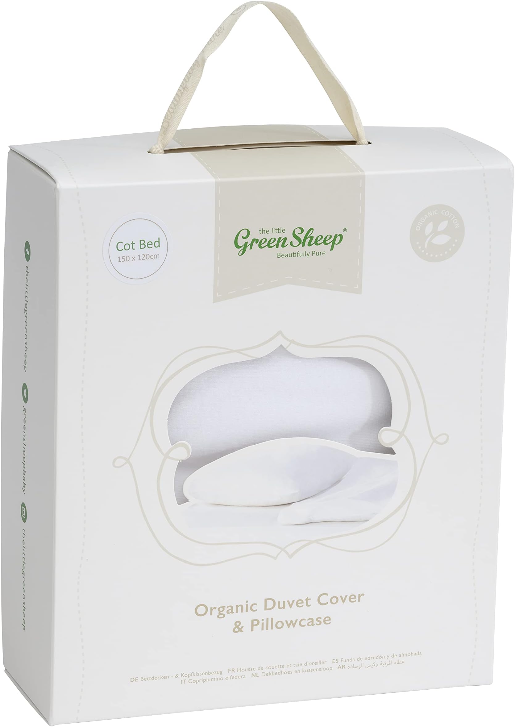 Organic Cot Pillow Case & Duvet Cover Set