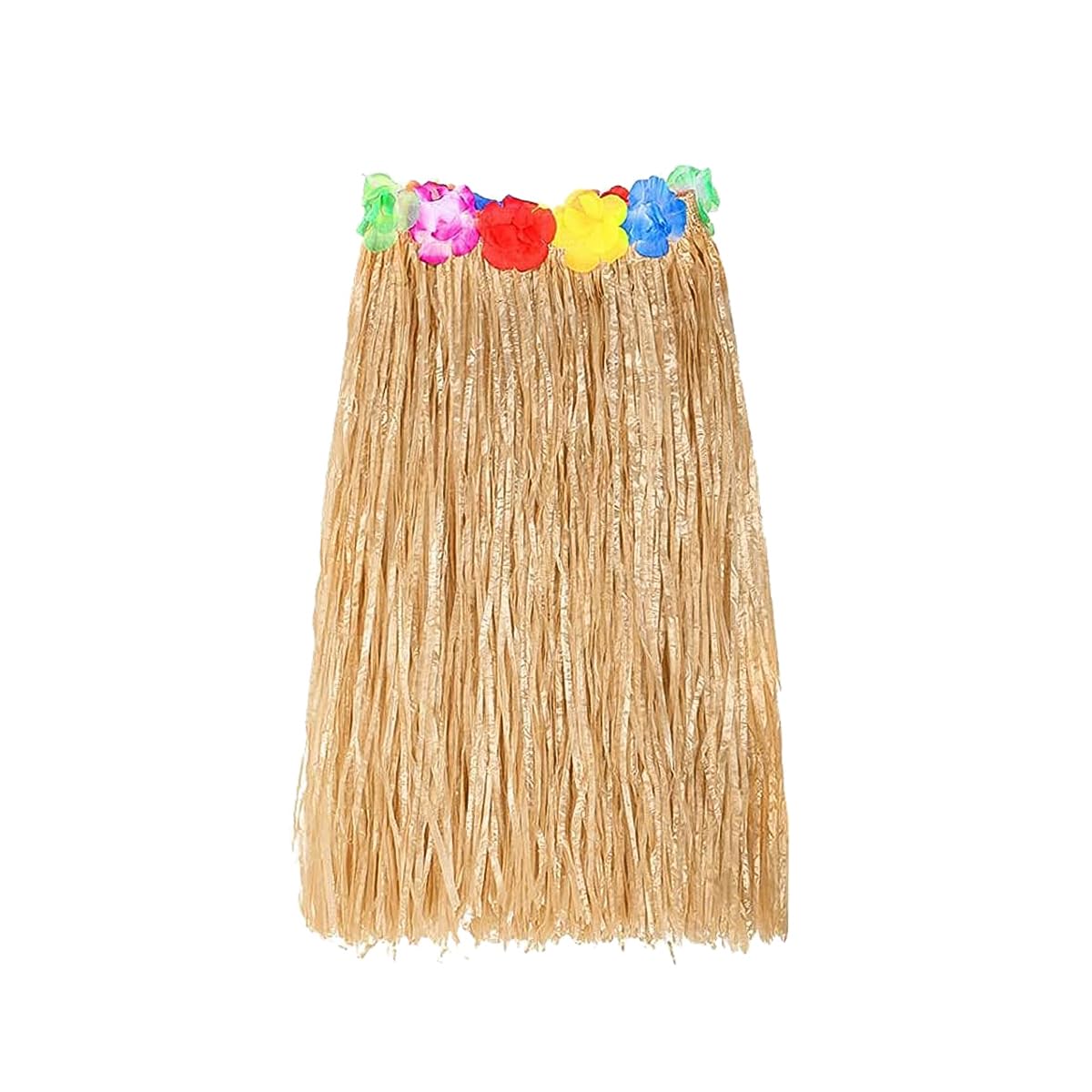 Namvo 8pcs Hula Skirt Costume Hawaiian Leis Dancer Dress Set including Flower Bikini Top - Image 4