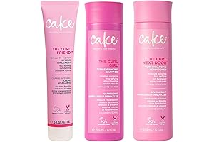 Cake Beauty Curl Friend Curl Defining Trio (Shampoo, Conditioner & Cream) for...