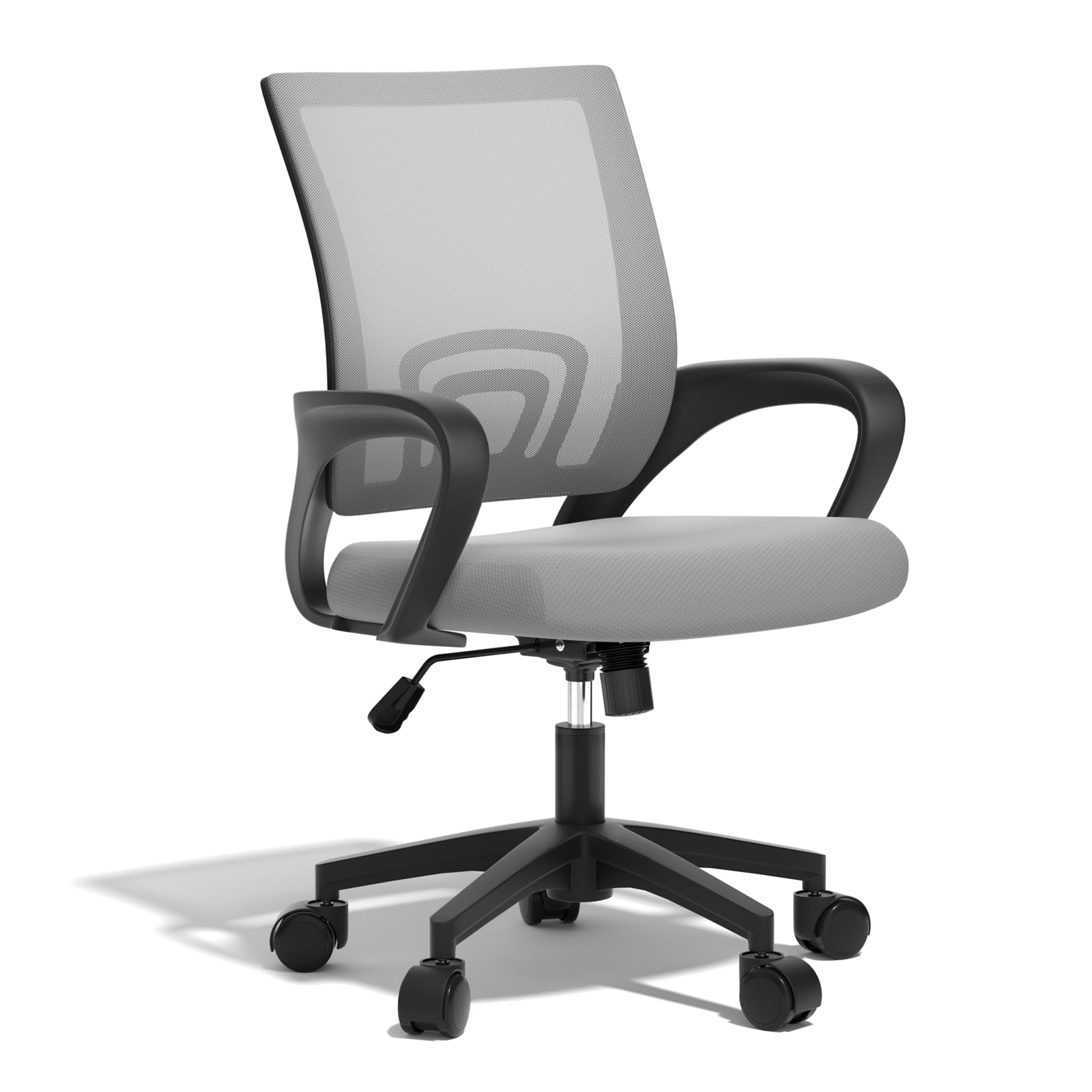 Ergonomic Office Chair - 330Lbs, Breathable Mesh Computer Desk Chair with Lumbar Support & Armrest, Rolling Swivel Adjustable Tilt Lock for Home