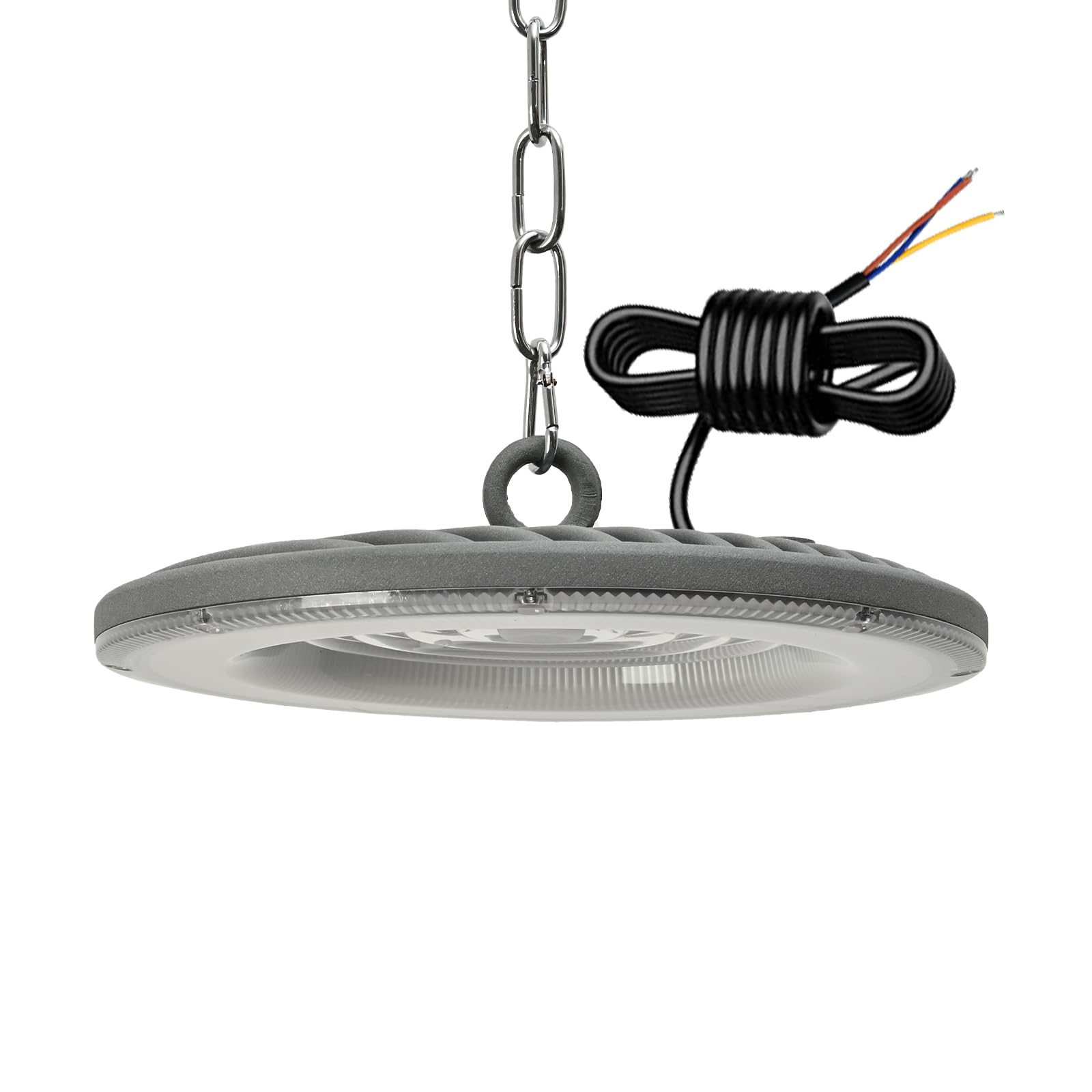 100 W LED UFO lampa przemysłowa, 12000 lm, oświetlenie halowe, 6500 K, zimna biel, reflektor LED, IP65, wodoszczelna lampa warsztatowa, oświetlenie hali, do magazynu, fabryk, garażu