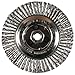 PFERD 82186P Power Knot Wheel Brush with Stringer Bead Twist, Threaded Hole, Carbon Steel Bristles, 4" Diameter, 0.020" Wire Size, 5/8"-11 Thread, 20000 Maximum RPM, 32 Knots (Retail Pack of 5)