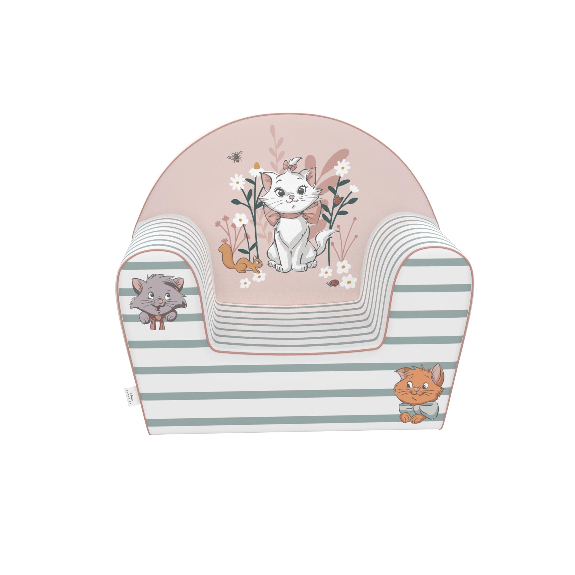 Disney Marie Aristogatos Sillón Infantil de Espuma con Funda Desenfundable