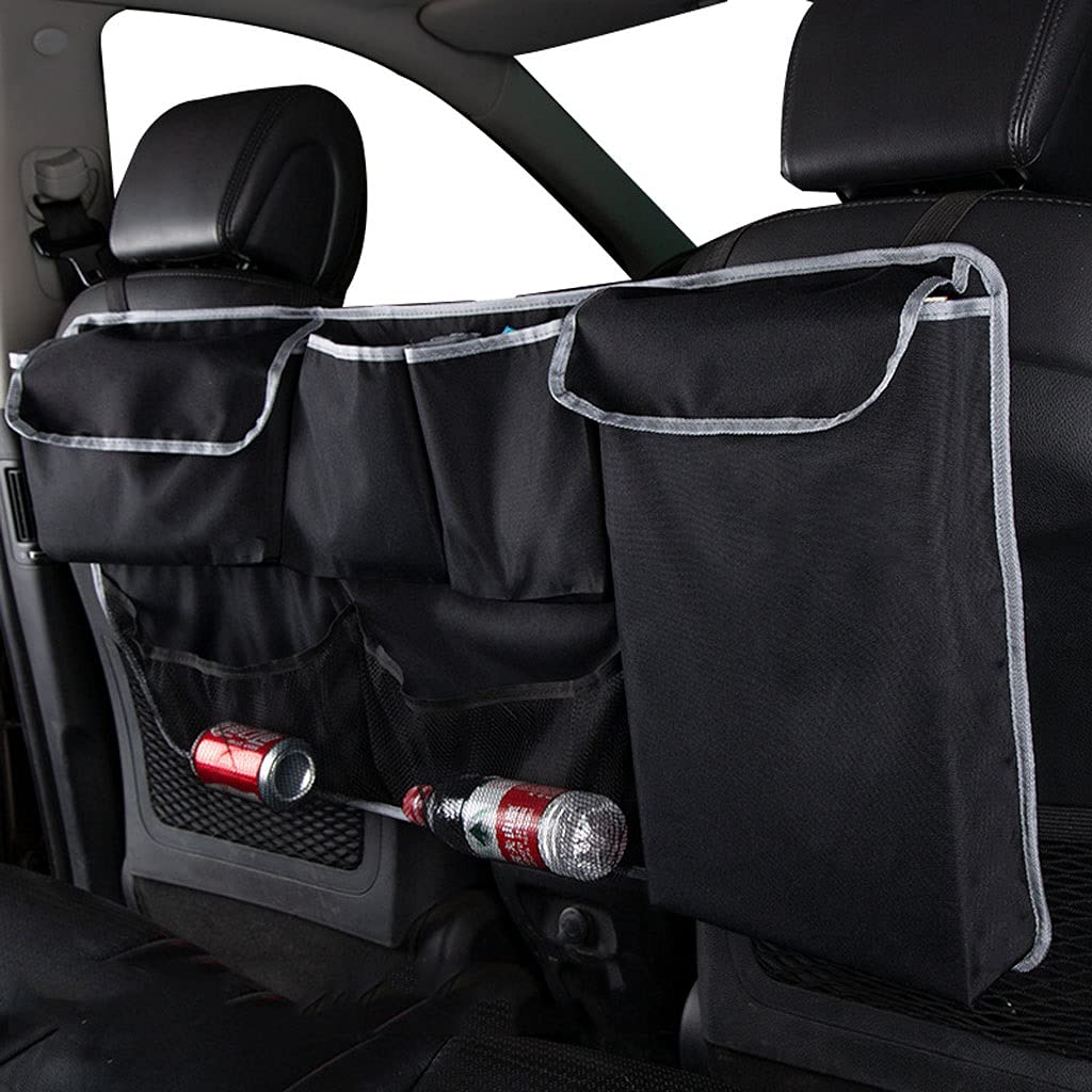 Uniwersalna torba do przechowywania z tyłu fotela samochodowego Torba z siateczką Rozkładanie Tidy Auto Drink Narzędzia Organizator rozmaitości Etui Akcesoria E