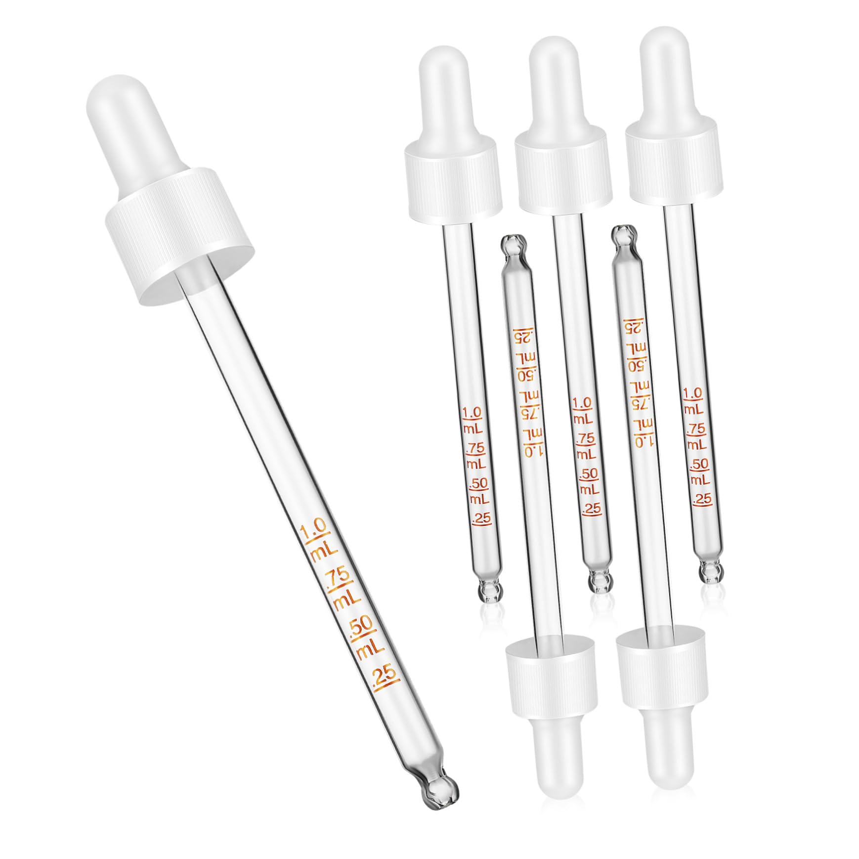 iplusmile 30stücke Glas Pipetten Mit Präzise Tropfer Für Ätherische Öle Laboranwendungen Und Kosmetik Robuste Und Klare Messpipetten Für Einfaches Dosieren