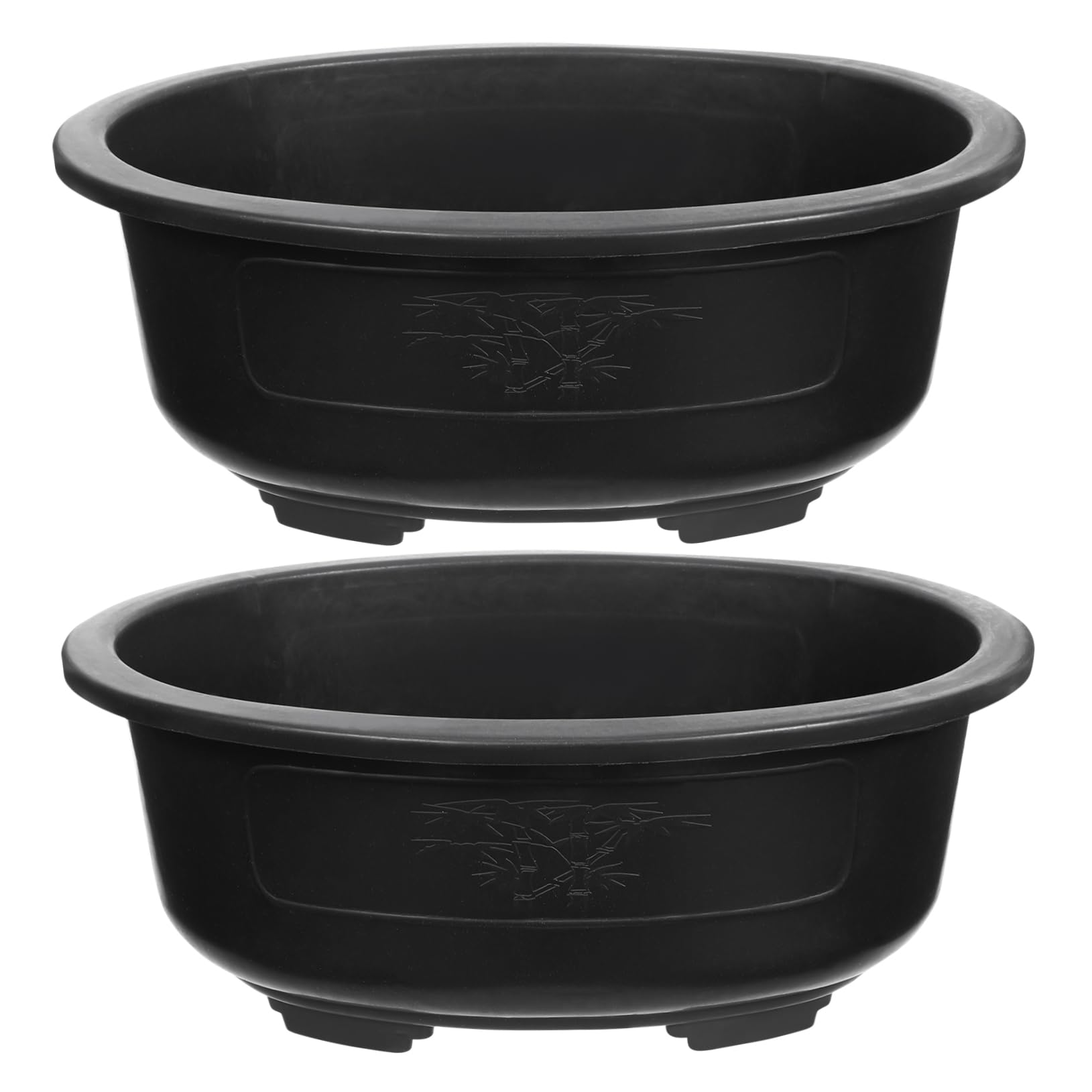TOYANDONA 2 Pots De Fleurs Plastique Grande Taille 14.96In X 11.81In X 5.51In avec Drainage pour Jardin IntéRieur ExtéRieur Bonsaï Et DéCoration Balcon Bureau