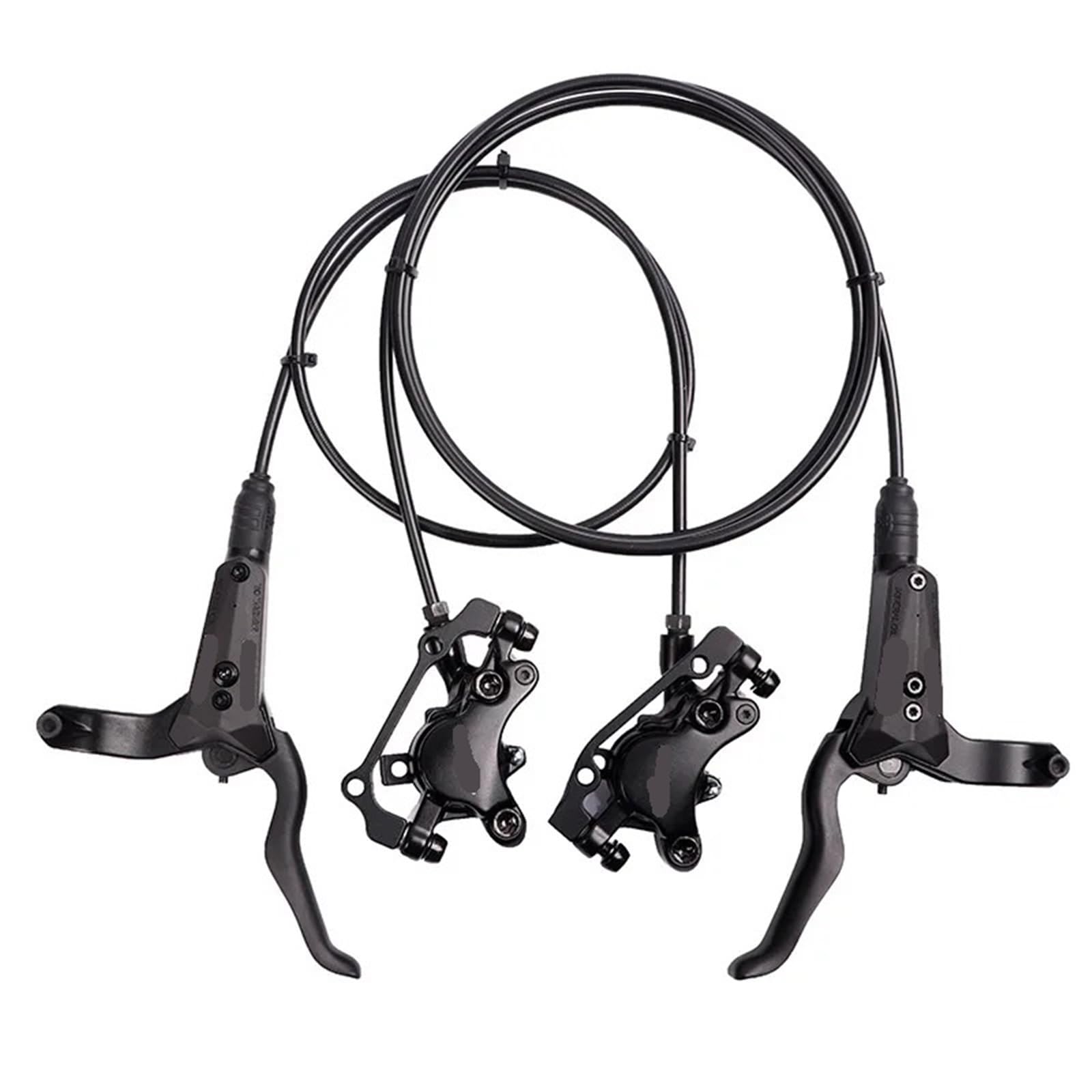 Generico Set Freni A Disco Idraulici MTB, Pinze Freno A Pressione Olio 800/1400mm, Parti Freno Anteriori E Posteriori for Mountain Bike