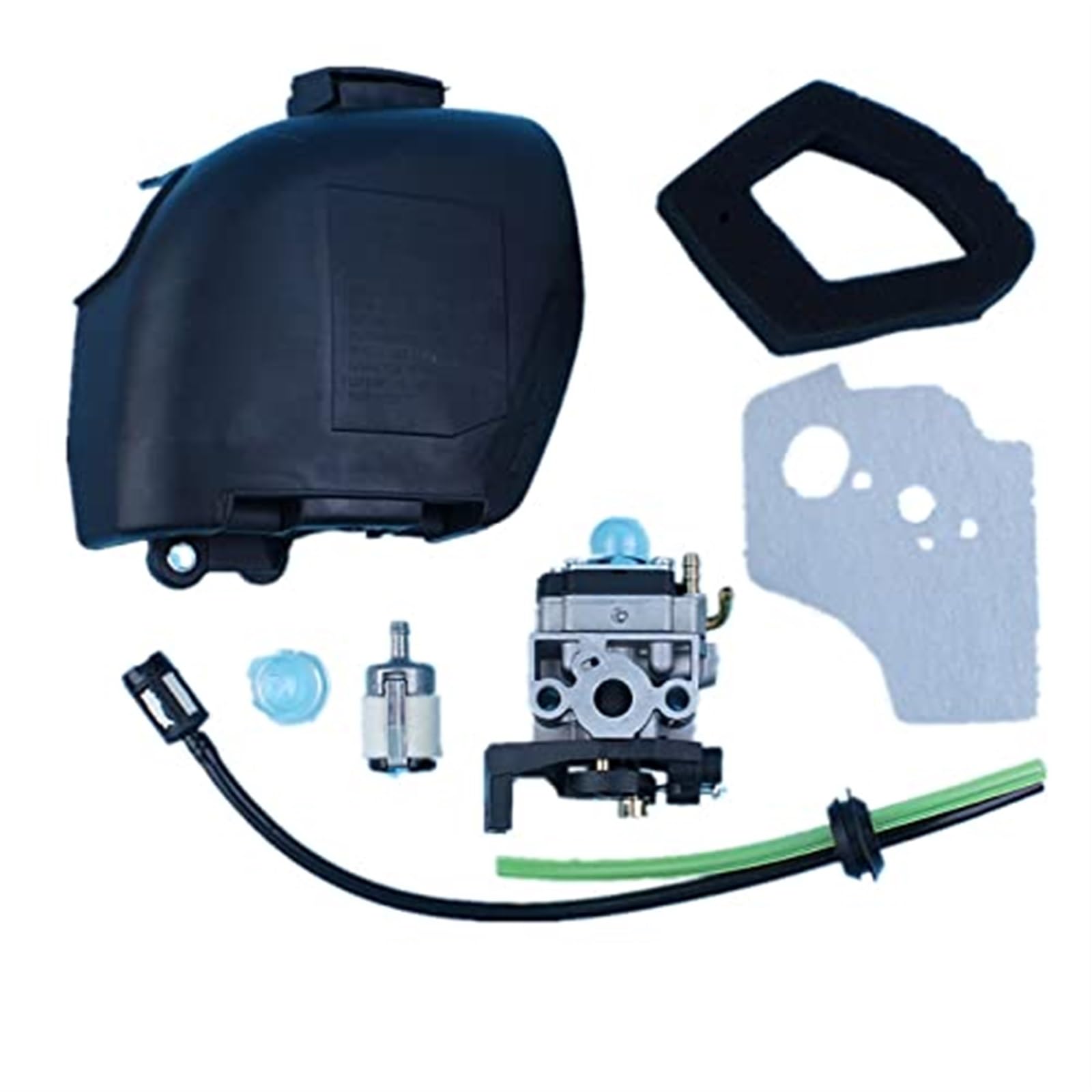 Wivplex Kit Guarnizione passacavo Serbatoio carburatore Filtro Aria Carburante, for GX35 GX35NT Tosaerba soffiatore decespugliatore carburatore Strumenti per la Pulizia dell'Aria