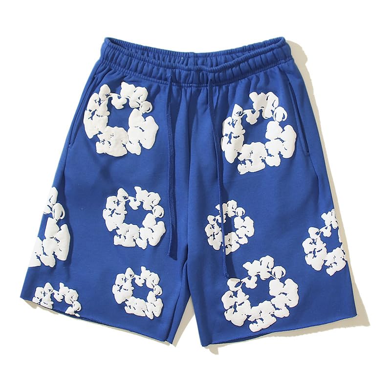 Y2K Men's Shorts Women's Foam Sports Shorts Hip hop Pants