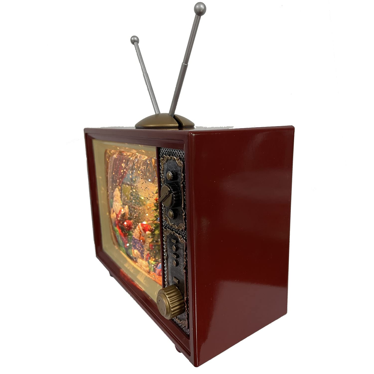 Décoration De Noël à LED, Lanterne Père Noël, Boule De Cristal, Cadeau