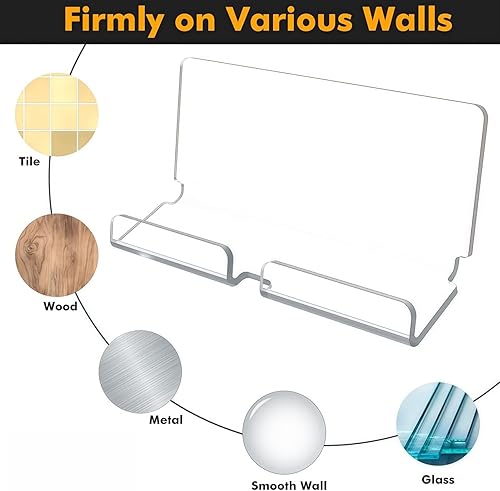 Miniatura 6 de Tablet Wall Mount,Acrylic Cellphone Stand  Cell Phone Stand  for Home Office Restaurant Teachers Chefs Gym Kitchen Retail Store Hotel Hospital