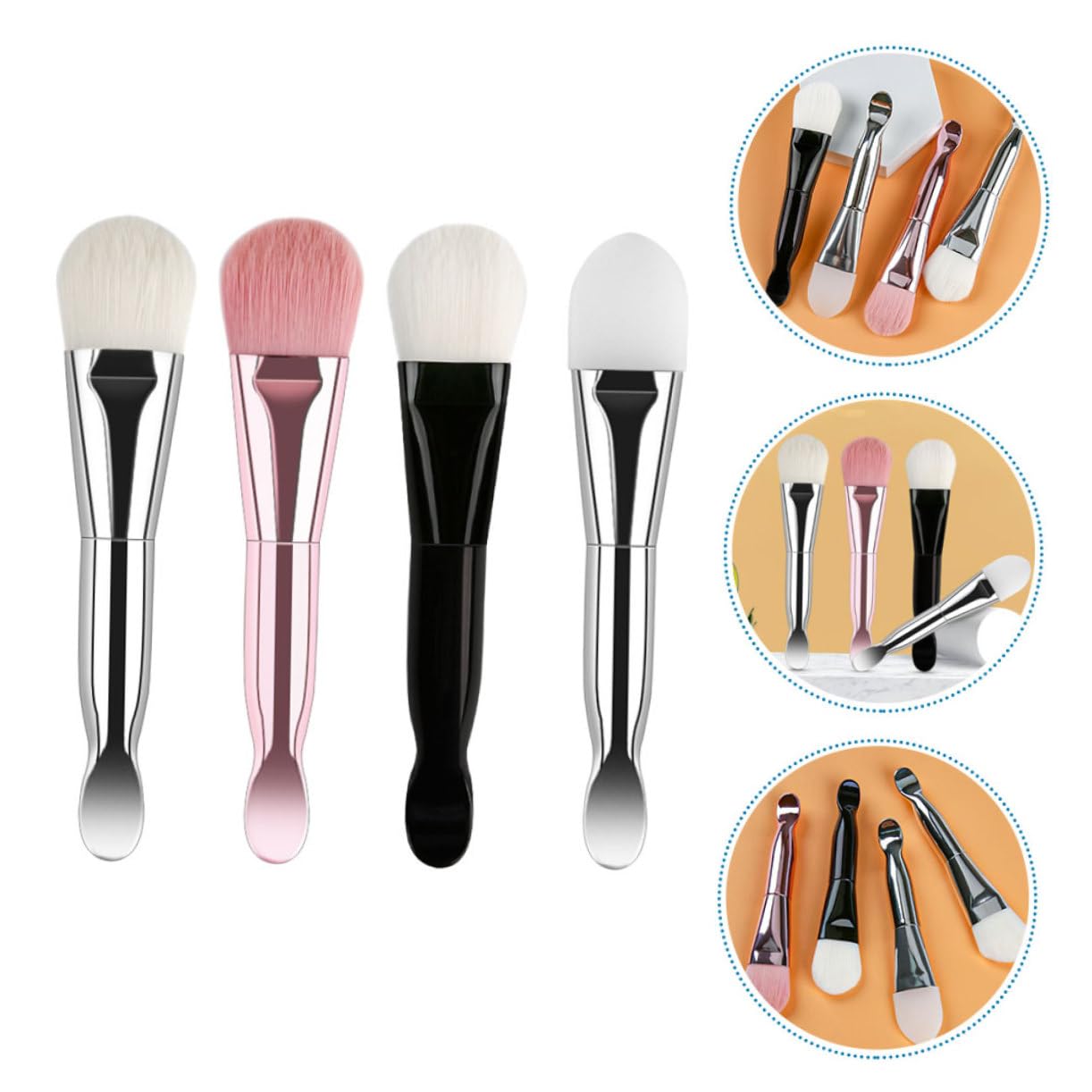 DOITOOL 12stücke Teiliges -pinsel Ergonomische -bürsten Für Körperlotion Und Schlammpackungen Wiederverwendbar Und Leicht Zu Reinigen