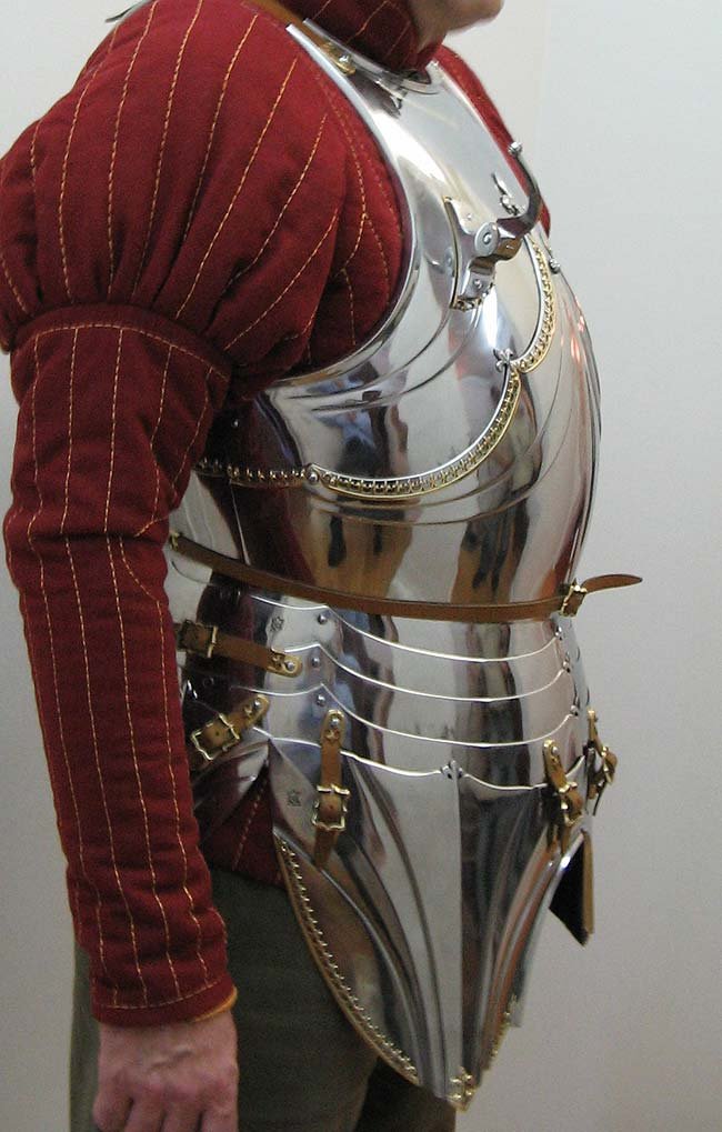 NauticalMart Medieval Reenactment Steel Breastplate with Complete Arm Armor Costume