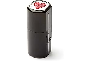 Valentine Day Stamps | Heart Shape Self-Inking Stamps for Teachers Classroom Use