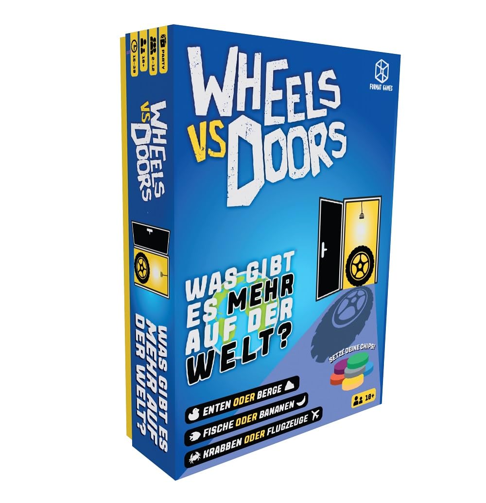 Format Games 3163005 Wheels, What's More in The World Exciting Party from 10 Years, Cooperative Treasure Game for 2 to 12 People, German Edition,