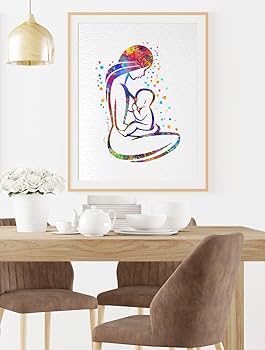 Amazon.co.jp: Dignovel Studios 13X19 フレームなし 母乳育児