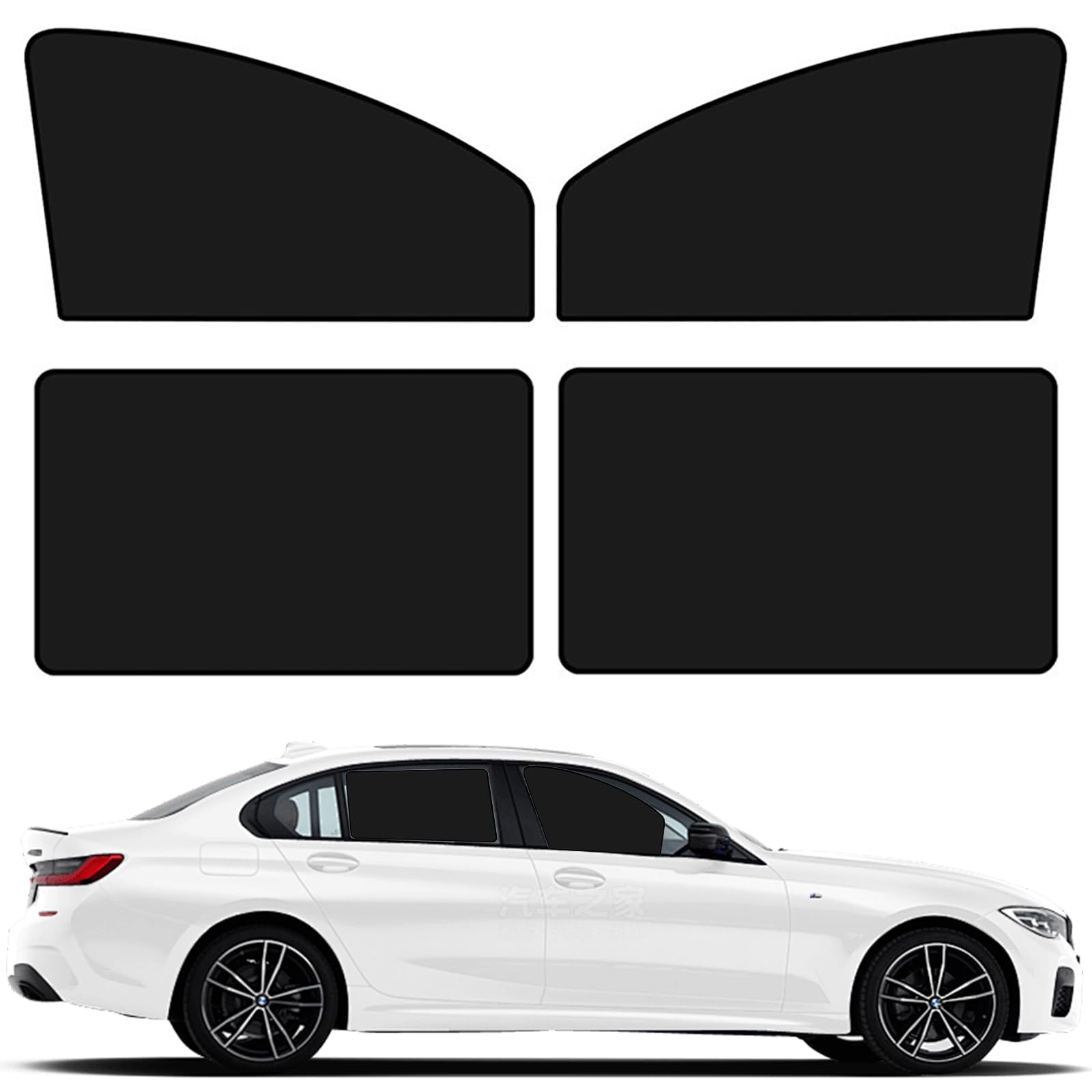 Photo 1 of ***MISSING PARTS***
SLIMI 4 PCS Car Side Window Sun Shades,100% Block Light, Sun Protection and Heat Insulation Privacy Protection Window Shade, Universal Car Interior Sunshade Accessories, for Most Cars (Black)