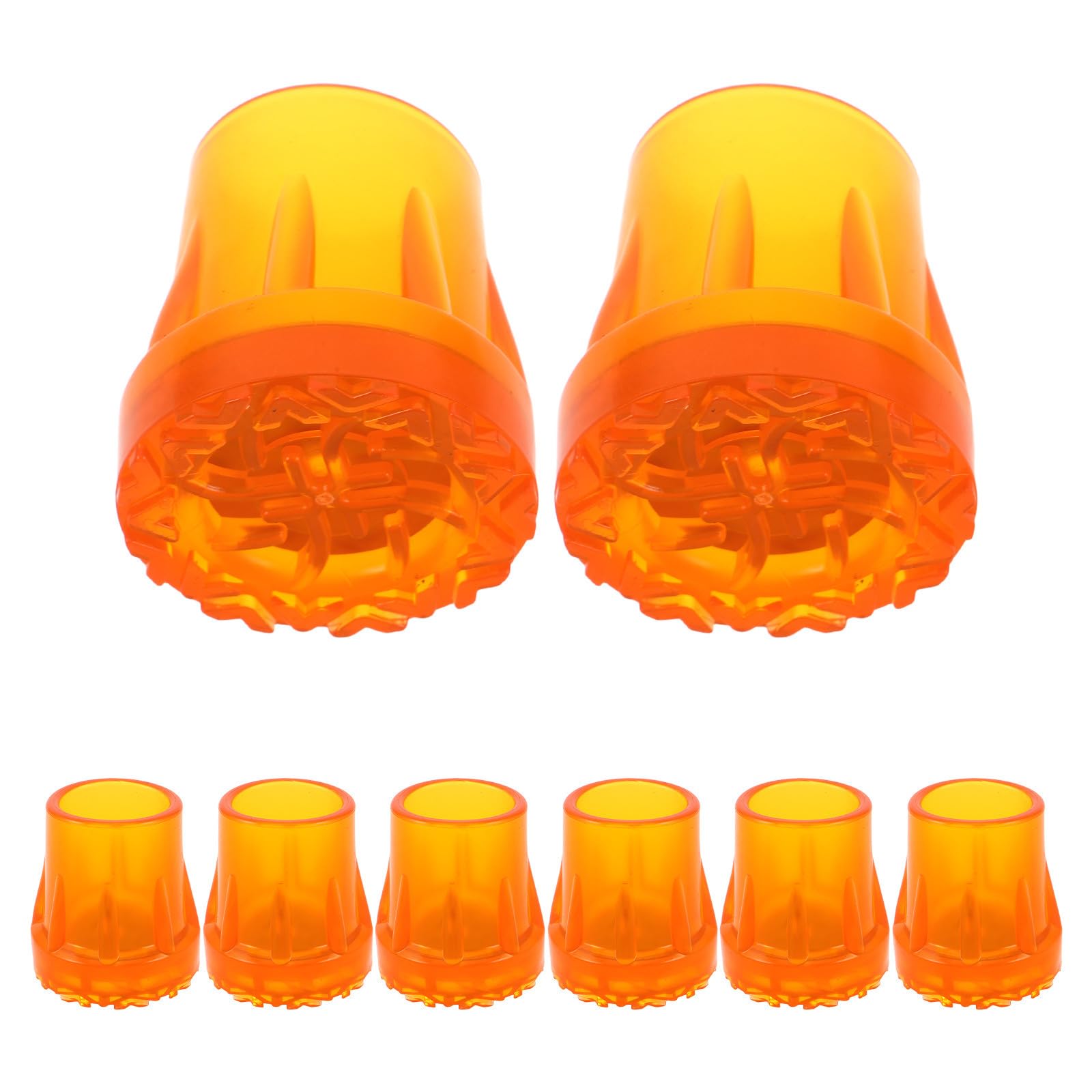 Yardwe 8piezas Almohadillas para Muletas de Oxford Punta para Bastón Antideslizante Reemplazos de Goma para Andador Extremos para Bastones Resistentes Accesorios de Reemplazo de Base