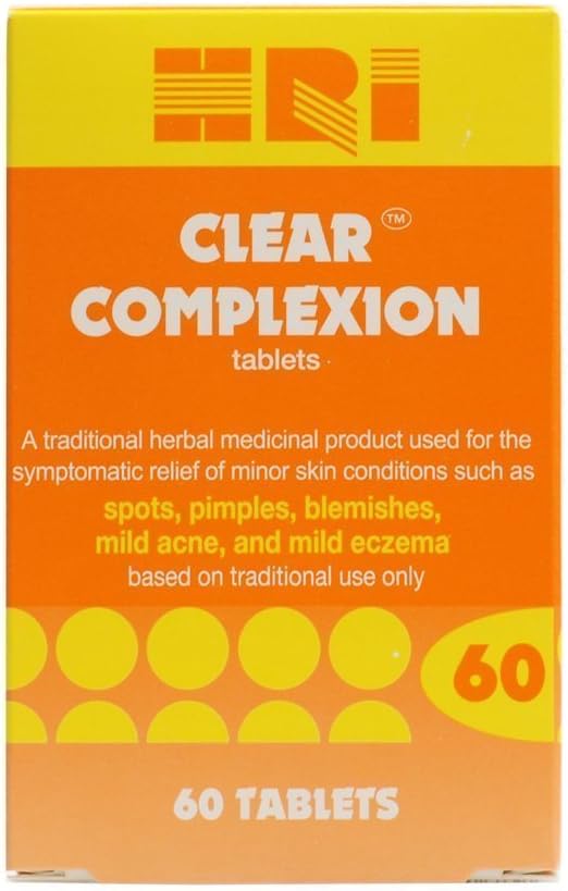 6 Pack of HRI Clear Complexion 60 Tablet